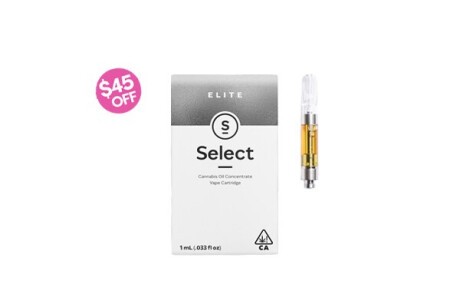$45 off FOUR Select 1 gram carts Scheduled Delivery Banner
