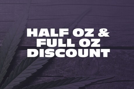 Half / Full Oz Discount Banner