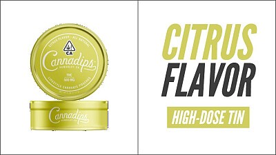 Cannadips 500 Citrus Tin