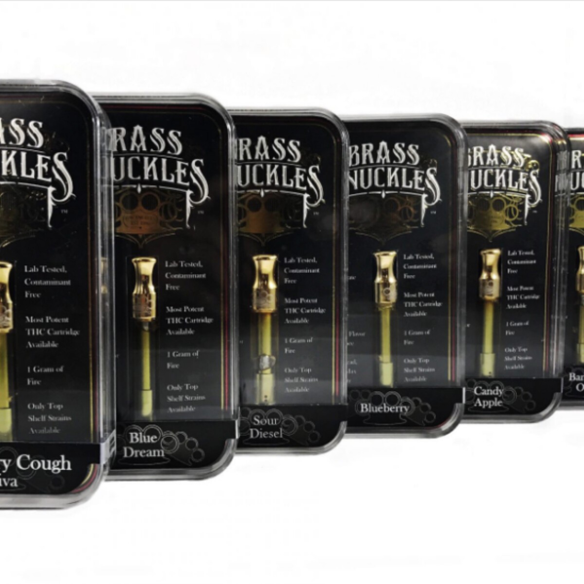 Brass Knuckles 900mAh Battery (510 Thread) Adjustable Voltage w