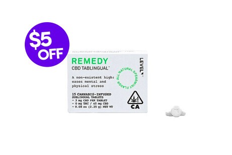 $5 Off Level Remedy Tablinguals Banner