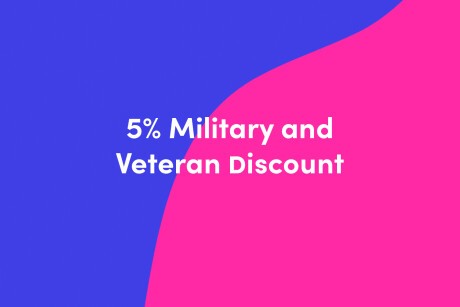 Military - 5% off - Thank You Banner