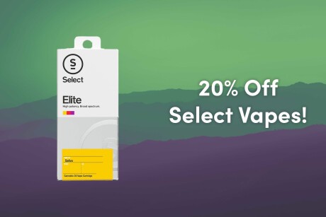 20% Off Select Vapes Banner