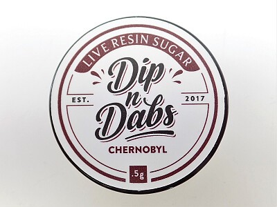 Dip n Dabs - Chernobyl Live Resin (Label)