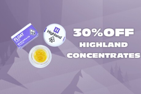 30% Off Highland Concentrates! Banner