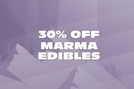 30% Off Marma's Edibles Banner