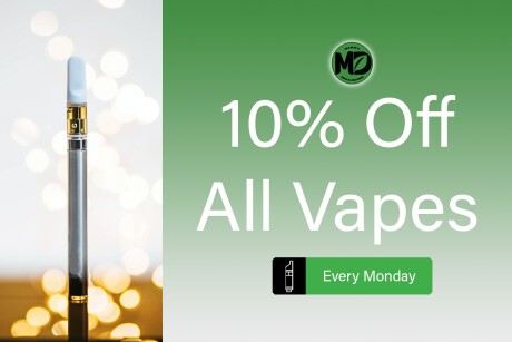 Monday - 10% Off All Vapes Banner