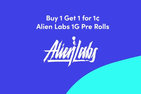 Buy 1 Get 1 - Alien Labs Single Pre Rolls. Banner