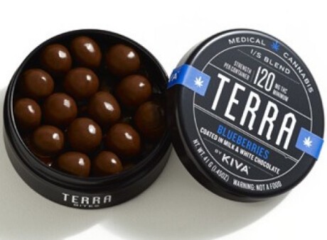 NEW YEAR! "INSANE DEAL" Kiva Chocolate Blueberries Terra Bites  Banner