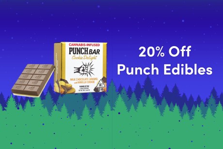 20% Off - Punch Edibles. Banner