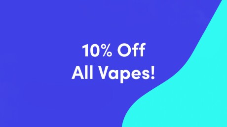 Monday - 10% Off Vapes Banner