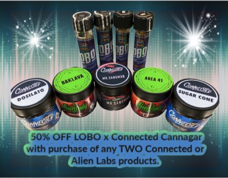 50% off LOBO with purchase of Any two Connected/ Alien Labs Banner