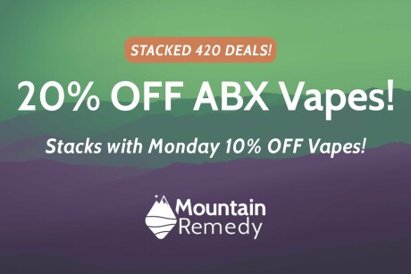 STACKED 420 DEALS: 20% Off AbsoluteXtracts Vapes Banner