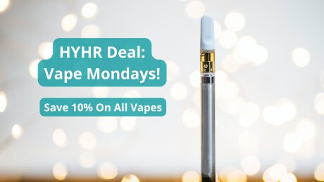 HYHR Deal - Vape Mondays! Save 10% On All Vapes! Banner