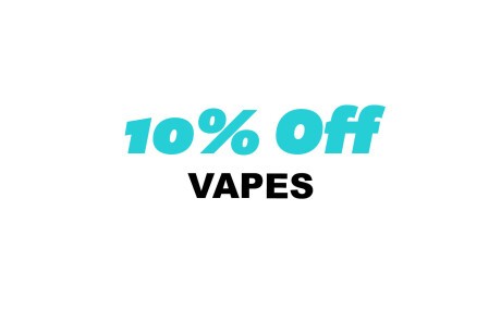 Monday - 10% Off Vapes Banner