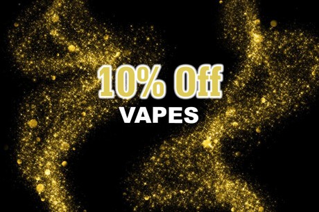 Monday - 10% Off Vapes Banner