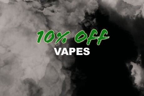 Monday - 10% Off Vapes Banner