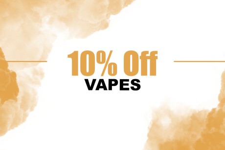 Monday - 10% Off Vapes Banner