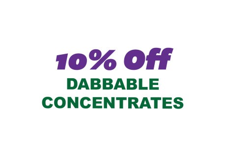 Wednesday - 10% Off Dabbable Concentrates Banner