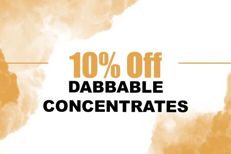 Wednesday - 10% Off Dabbable Concentrates Banner