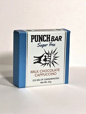 punch bar SUGAR FREE milk chocolate cappuccino