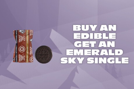 Order An Edible - Get A 10mg Emerald Sky Treat! Banner