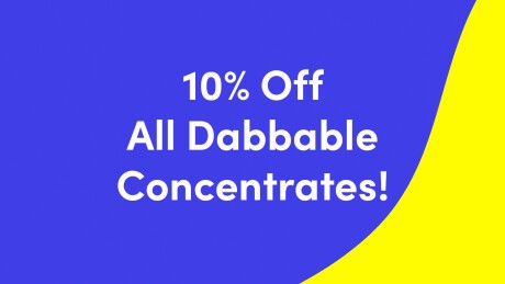 Wednesday - 10% Off Dabbable Concentrates Banner