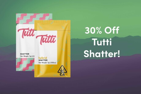 30% Off Tutti Shatter! Banner