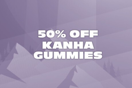 50% Off Kanha Gummies Banner