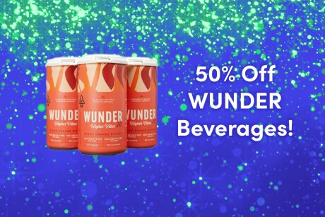 50% Off Wunder Beverages Banner
