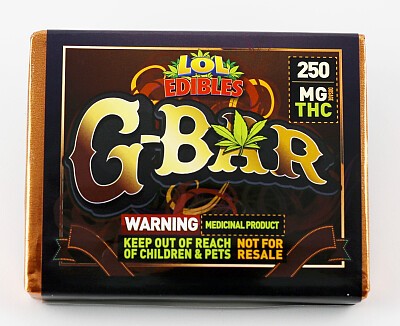 LOL Edibles G-Bar 250 mg
