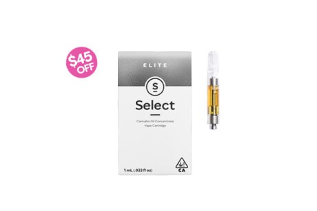 $45 off FOUR Select 1 gram carts Banner
