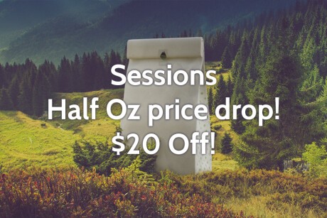 $20 Off Sessions Half Oz's Banner