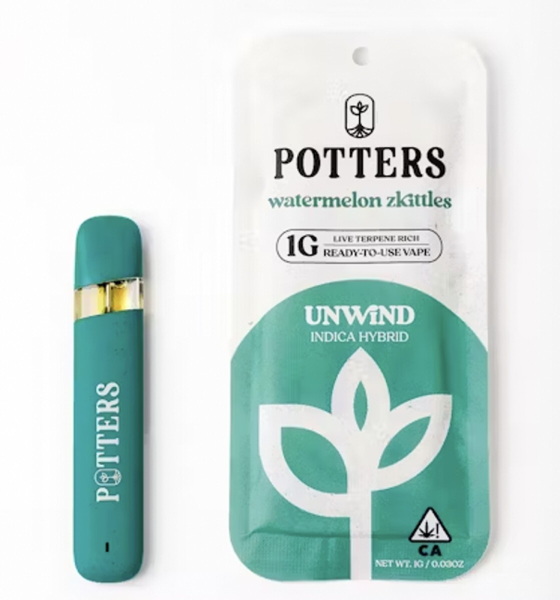 Buy Potters - Live Terpene Rich - Disposable Vape